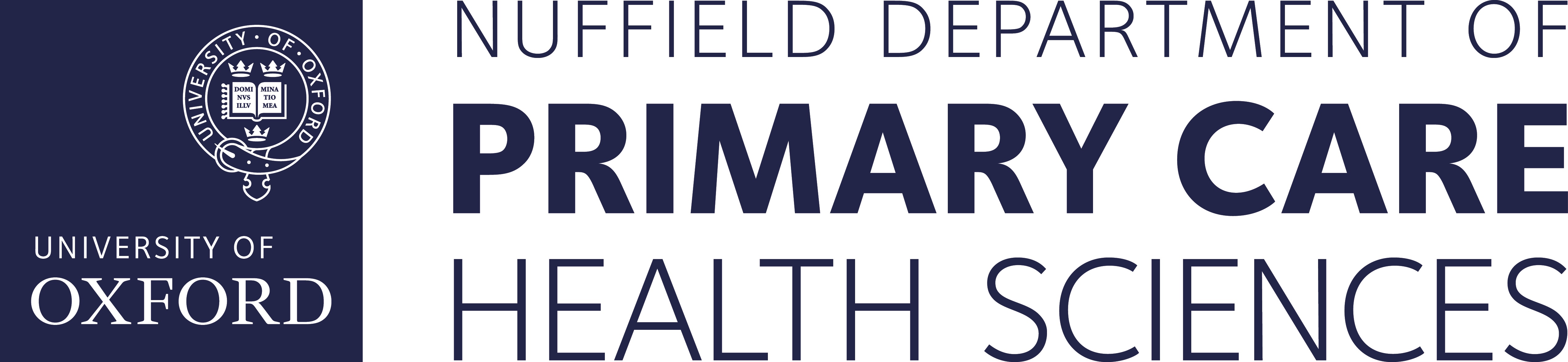 Nuffield Department of Primary Care Health Sciences logo